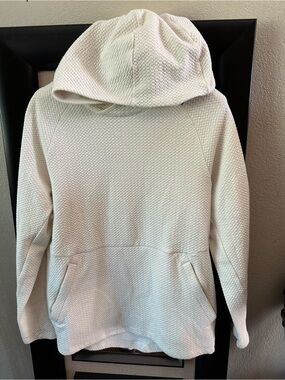 lululemon athletica Cream Textured Hoodie Sweater